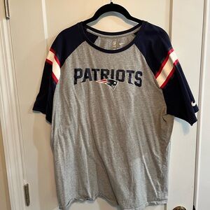 Nike Gray and Navy Athletic T-Shirt